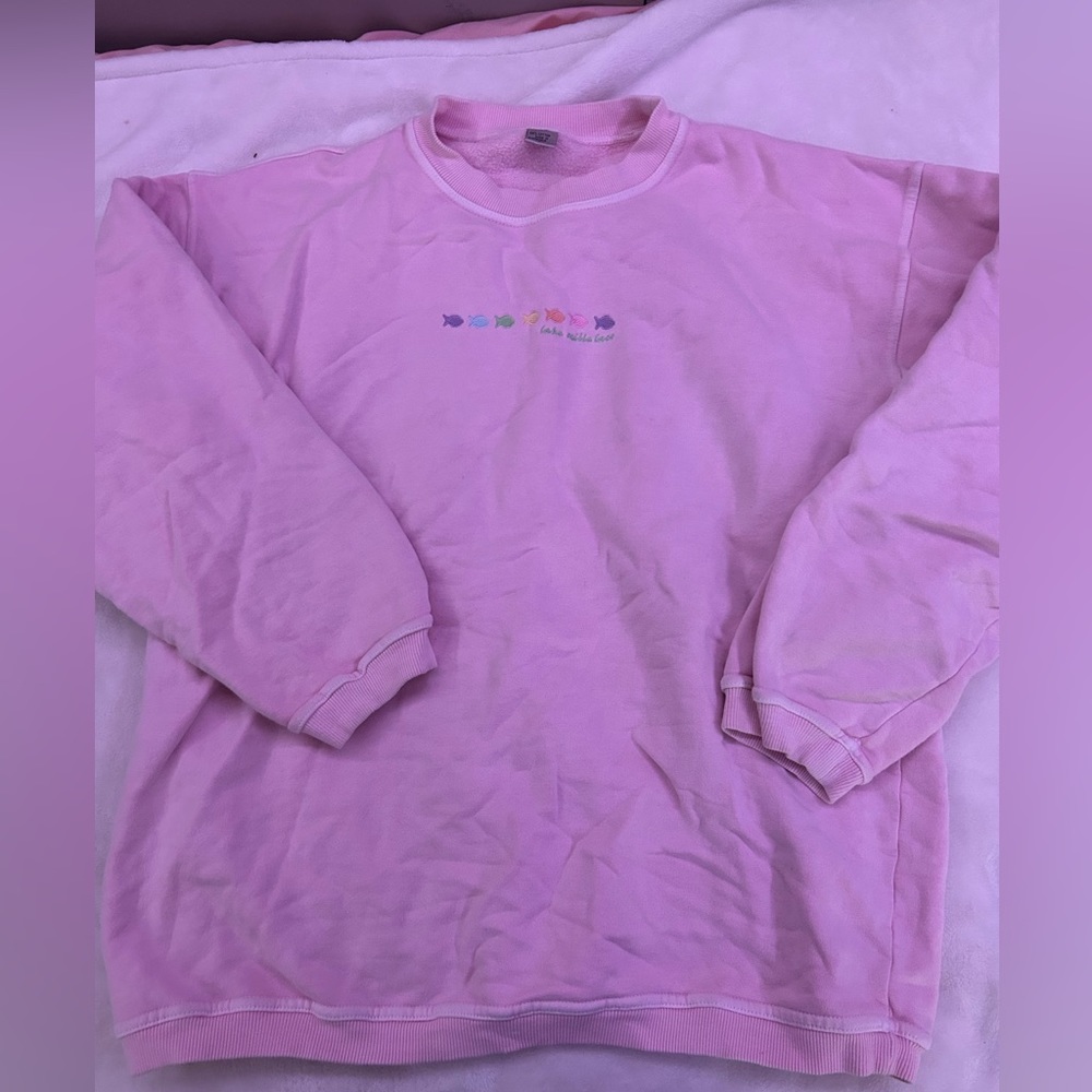Vintage light pink crewneck